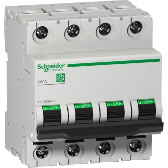 Автоматический выключатель SCHNEIDER ELECTRIC MULTI 9 C60N 4П 6A C