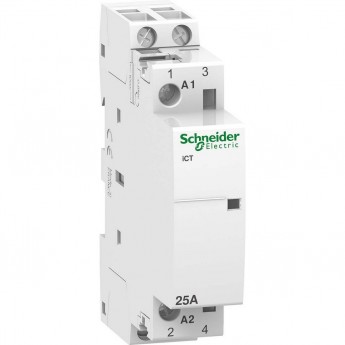 Модульный контактор SCHNEIDER ELECTRIC ACTI9 iCT25A 2НО 24В АС 50ГЦ