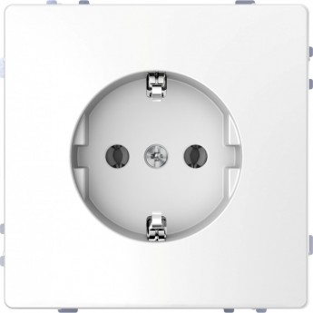 Розетка SCHNEIDER ELECTRIC MERTEN D-LIFE 16А, с заземлением, без шторок, белый лотос