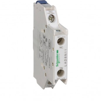 Дополнительный контактный блок мгновенного действия SCHNEIDER ELECTRIC TESYS НО+НЗ монтируется сбоку