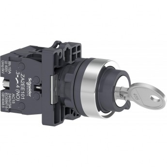 Переключатель с ключом SCHNEIDER ELECTRIC HARMONY EASY XA2, 3 позиции, фиксатор, 2НO