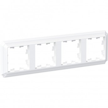 Рамка SCHNEIDER ELECTRIC ATLASDESIGN ANTIQUE 4-постовая универсальная белый
