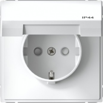 Розетка SCHNEIDER ELECTRIC ARTGALLERY GAL440146 16А IP44 с заземлением, шторки, с крышкой, механизм, белый