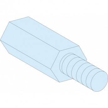 4 стойки для реек SCHNEIDER ELECTRIC PRISMA М6, В = 55 ММ