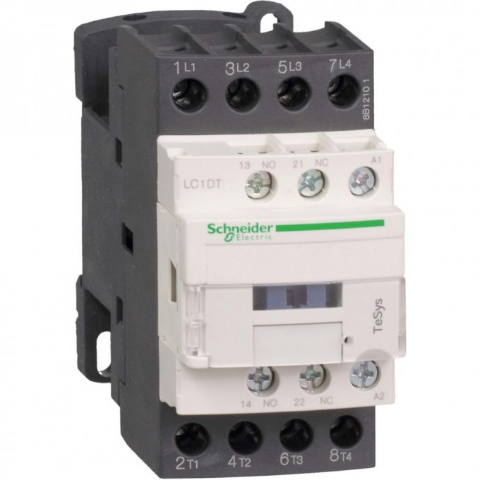Контактор SCHNEIDER ELECTRIC TESYS D 4P (4НО),АС1 25 А,НО+НЗ,48V 50/60 ГЦ, LC1DT25E7